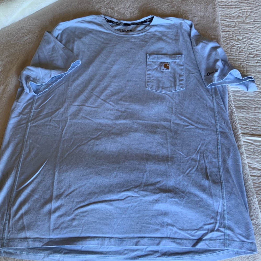 Carhartt Men's Sky Blue Short Sleeve Tee